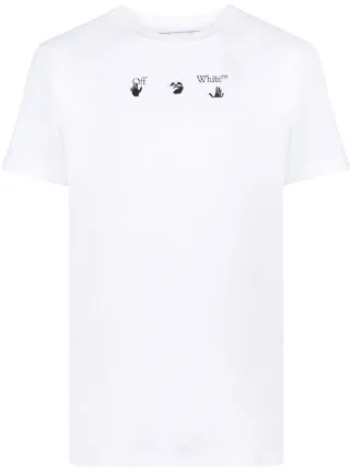 White Bolt Arrows print T-shirt 