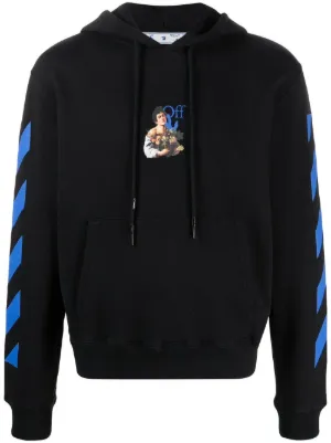 Off white 2019 business casual zip hoodie bluza Clearance