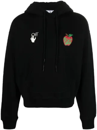 Off-White Apple Over Flatlock Hoodie - Farfetch