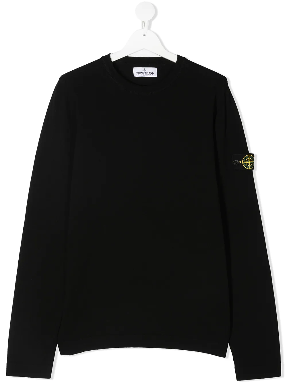 фото Stone island junior толстовка с нашивкой-логотипом