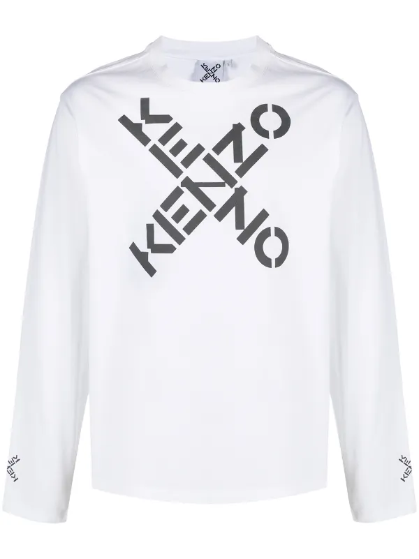 Kenzo logo print sweatshirt Clearance