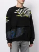 Marcelo Burlon County of Milan سويت شيرت مخيوط بطبعة أجنحة