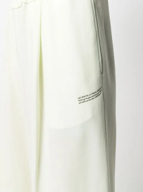Off White Wide Leg Pocket Front Crop Flare main image 1