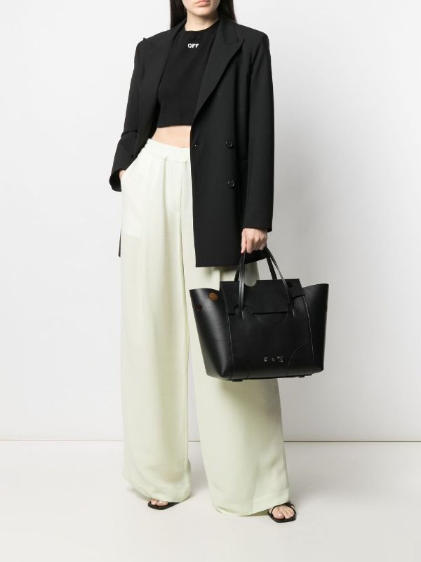 Off-White wide-leg Trousers - Farfetch