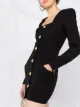 Balmain button-embellished dress