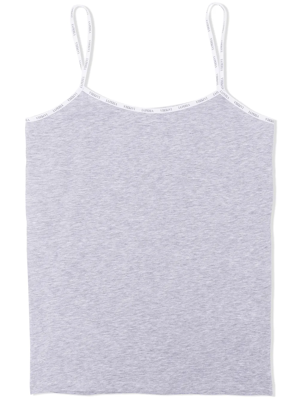 

La Perla Kids TEEN logo-print under top - Grey