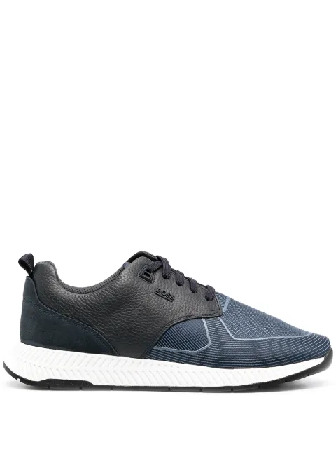 BOSS blue Titanium low-top sneakers for 