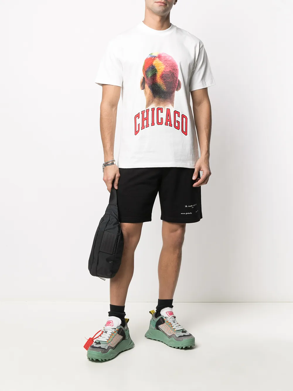 фото Ih nom uh nit футболка с принтом chicago