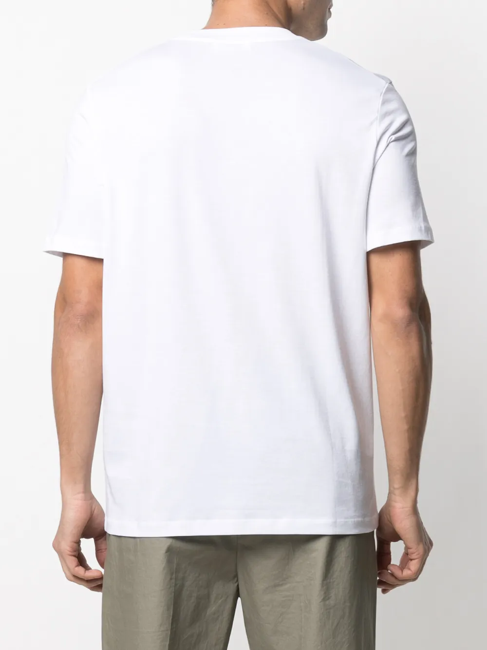 Jil Sander T-shirt met ronde hals Wit