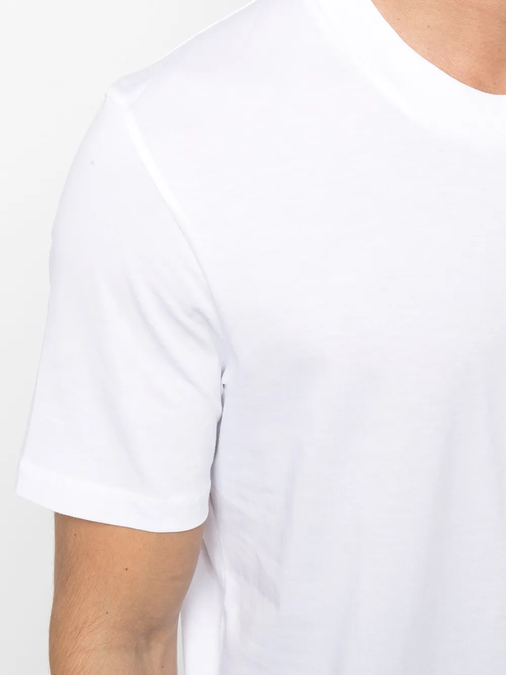 Jil Sander T-shirt met ronde hals Wit