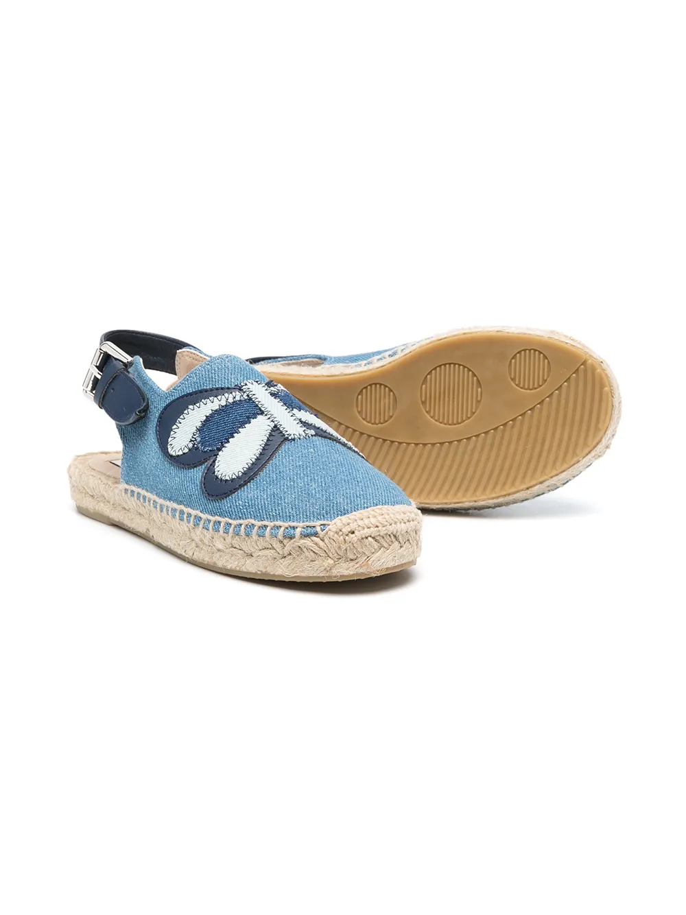 фото Stella mccartney kids джинсовые эспадрильи с аппликацией