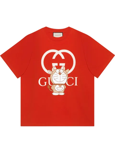 Gucci x Doraemon logo-print T-shirt 