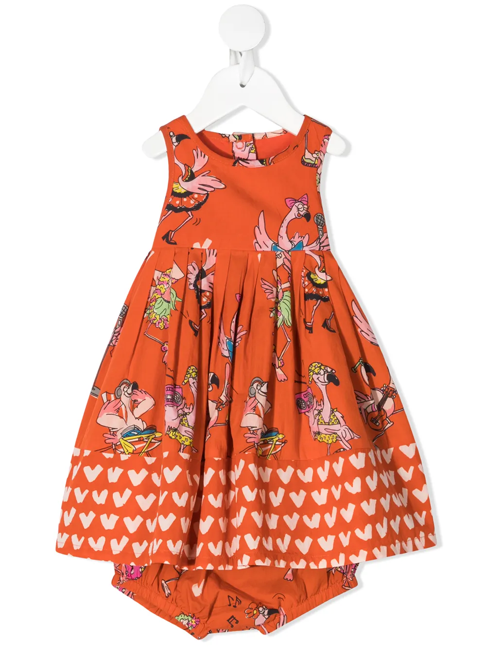 фото Stella mccartney kids расклешенное платье с принтом