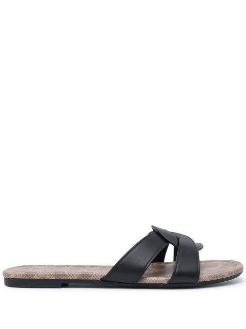 essie leather sandals