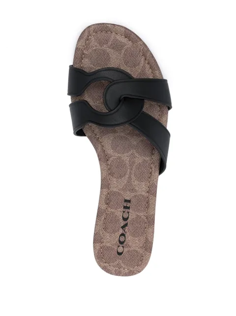 essie leather sandals