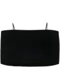 AMBUSH cold-shoulder cropped top - Black