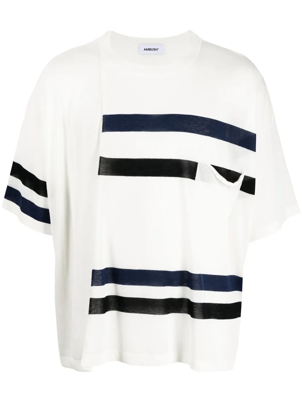 striped cotton T-shirt