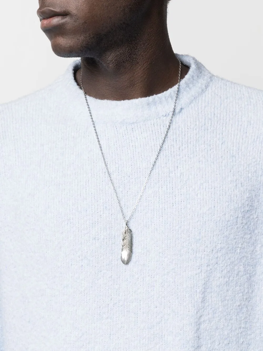 AMBUSH Feather Charm Necklace - Farfetch