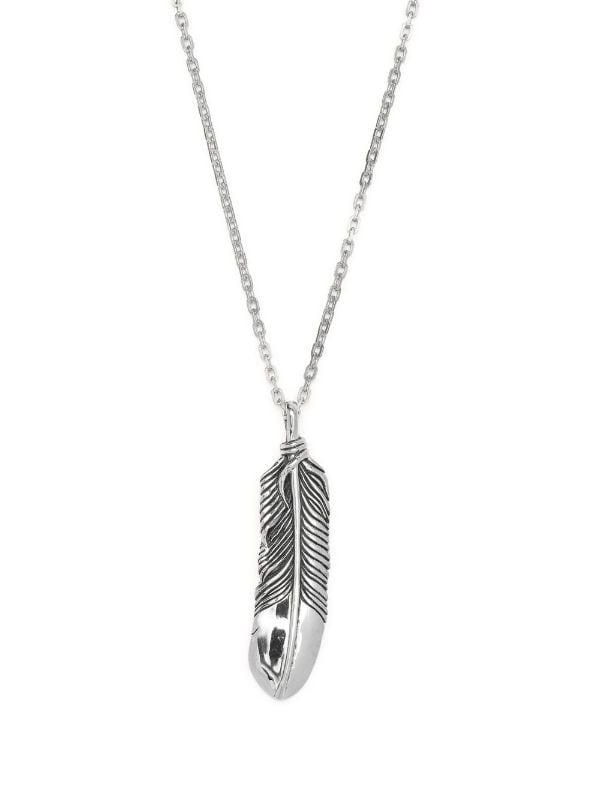 feather charm pendant