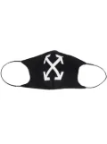 Off-White Arrow-print face mask - Black