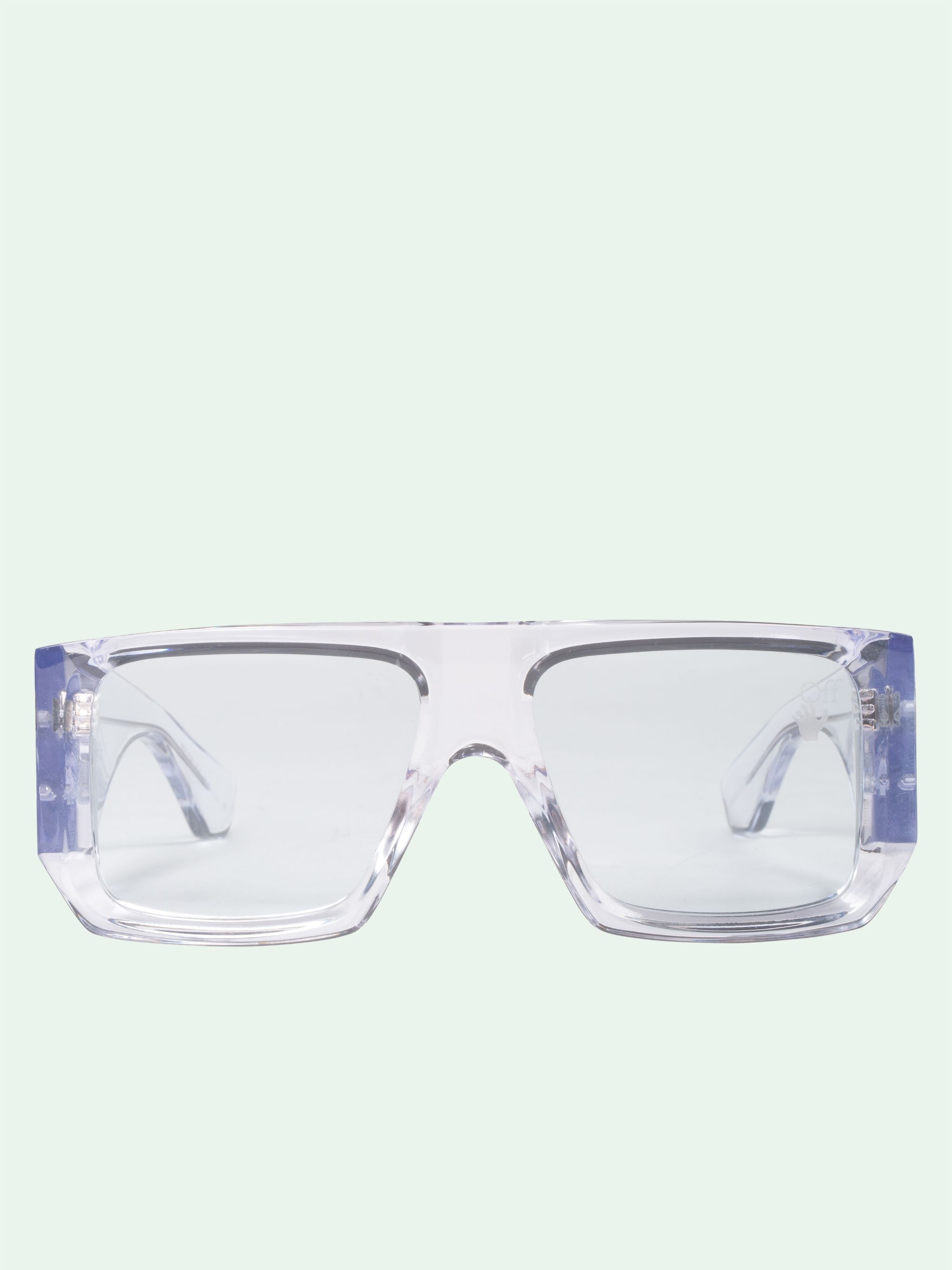 off white clear sunglasses