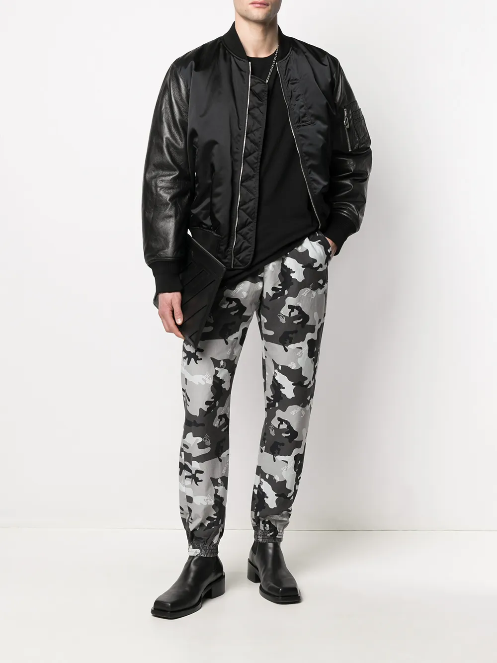 Off-White футболка с короткими рукавами и логотипом  OMAA027S21JER0031001 Фото 2