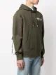 Helmut Lang logo print hooded sweatshirt