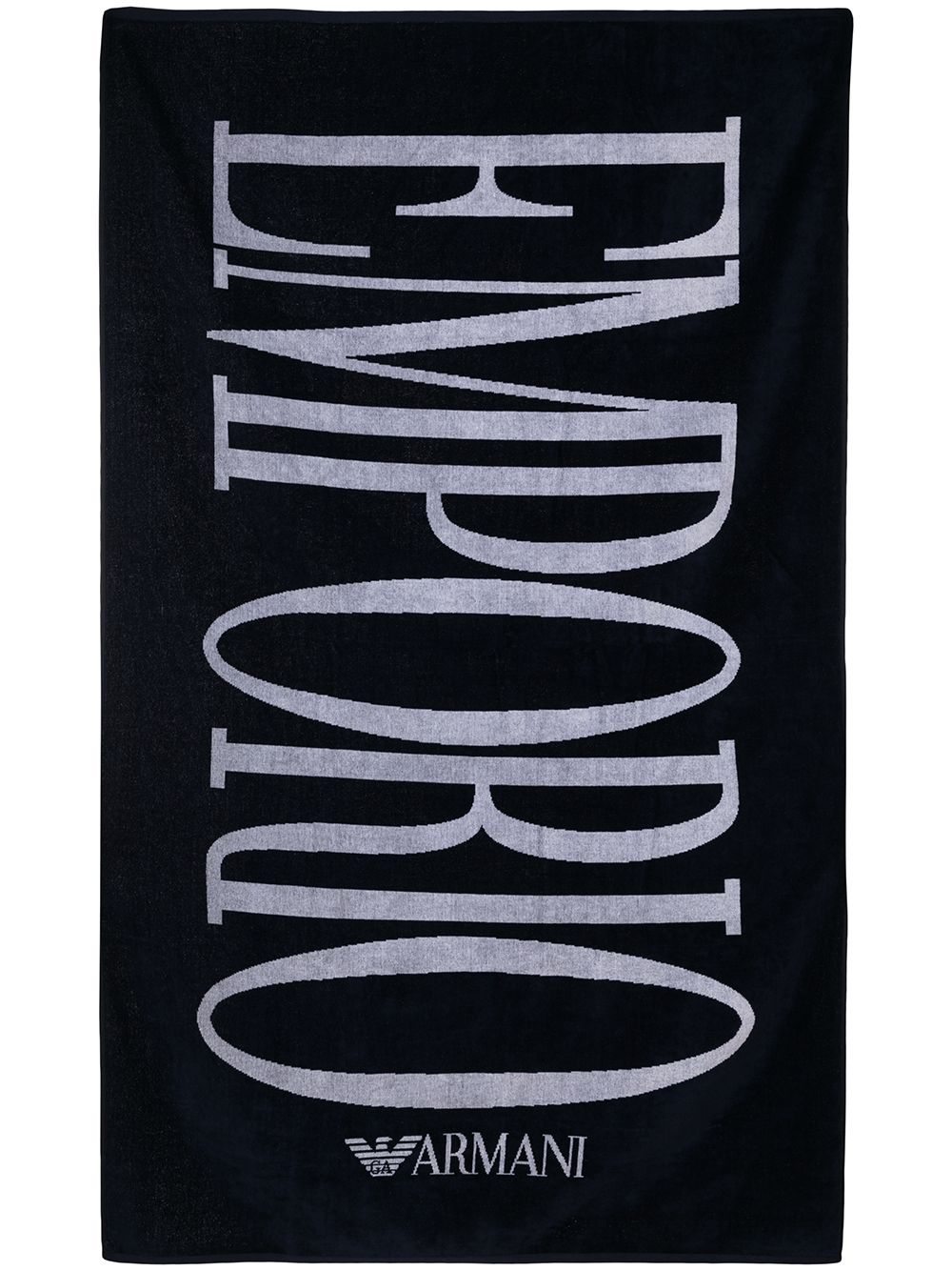 фото Emporio armani пляжное полотенце с логотипом