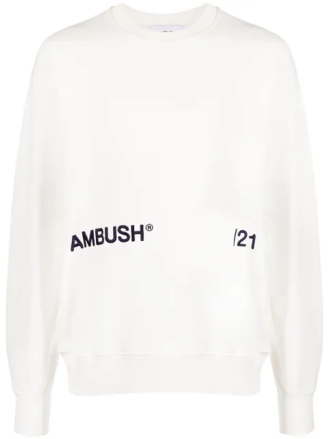 AMBUSH logo-print cotton sweatshirt