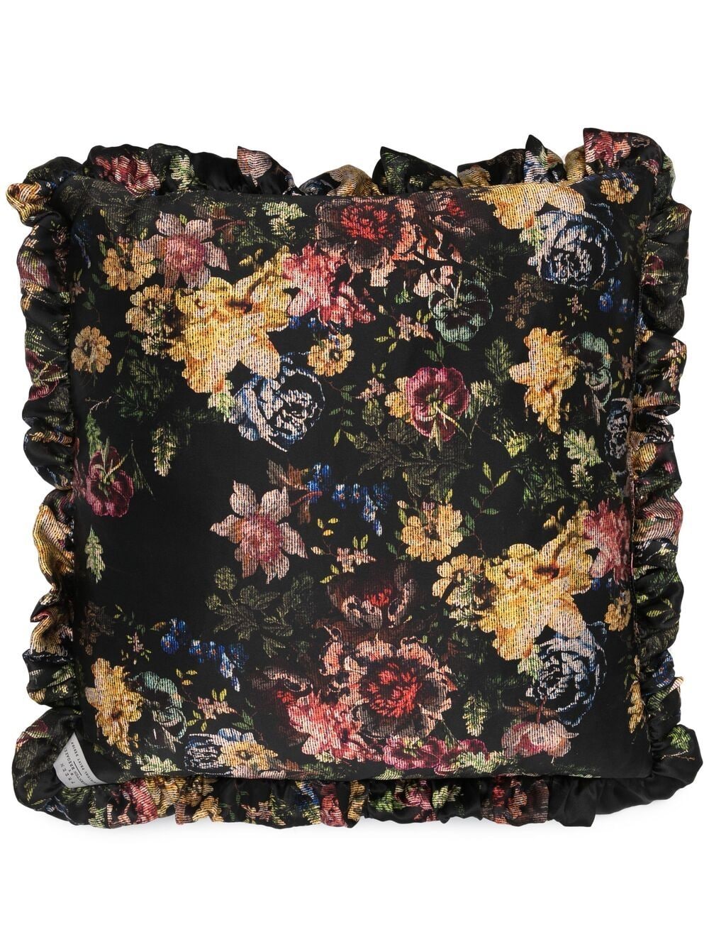 фото Preen by thornton bregazzi подушка с цветочным принтом и оборками