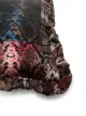 Preen By Thornton Bregazzi snake-print ruffle cushion