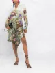Image 2 of Off-White botanical-print shirt dress