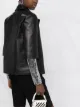 Off-White short-sleeve leather shirt
