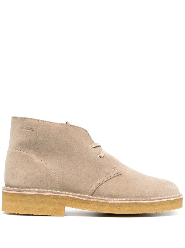 Shop Clarks Originals classic boots with Express - FARFETCH