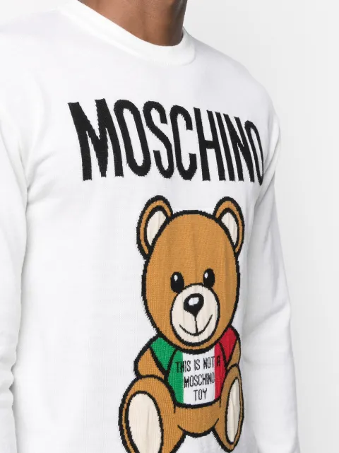 moschino teddy jumper