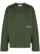 Image 1 of AMBUSH logo-embroidered cotton sweatshirt