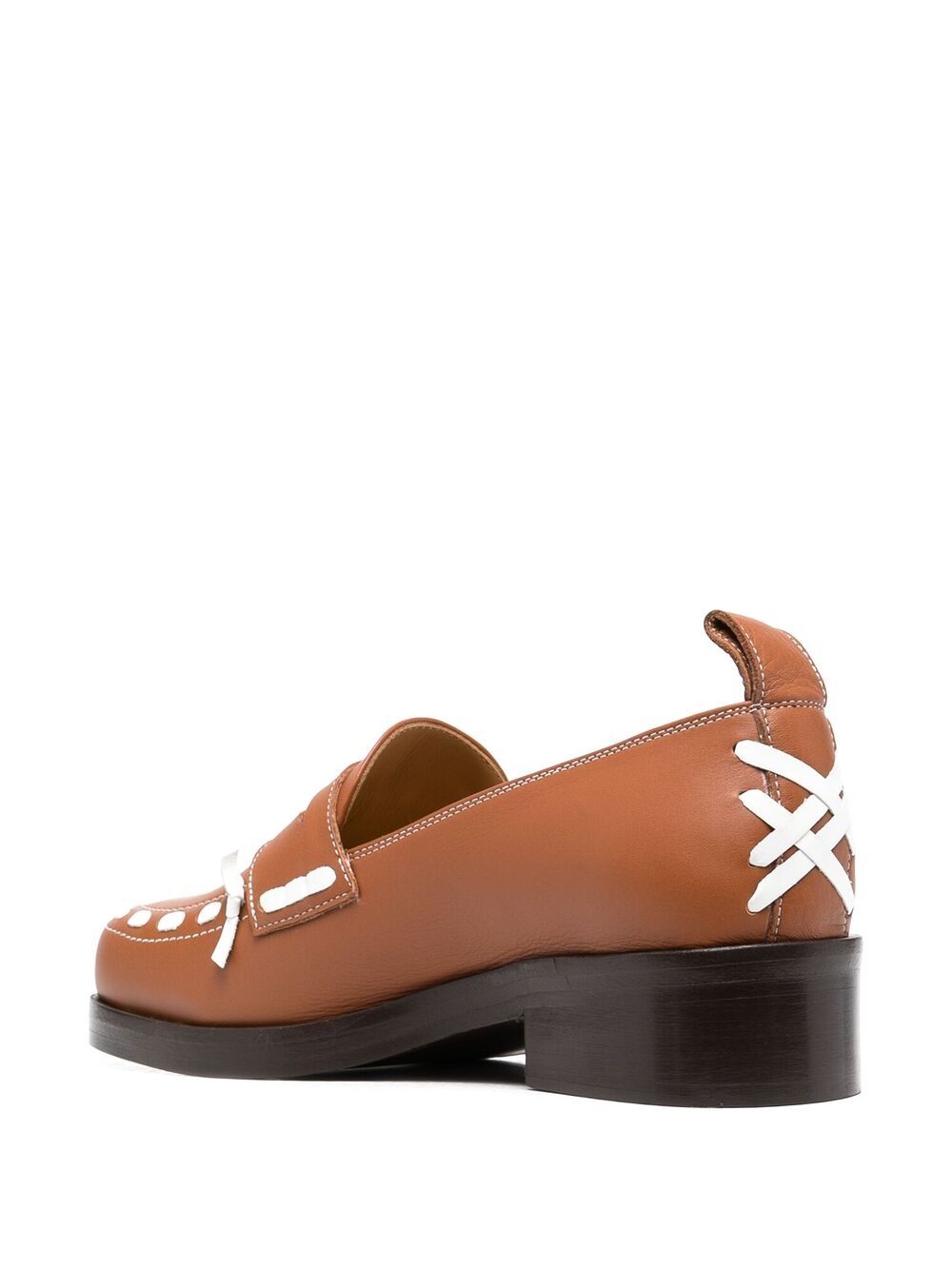 фото Stefan cooke loafer - tan white leather