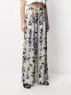 Off-White floral-print palazzo pants