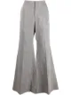 Image 1 of Off-White tie-detail draped wide-leg trousers
