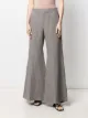 Off-White tie-detail draped wide-leg trousers