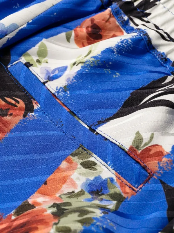 Shop blue Off-White striped botanical 