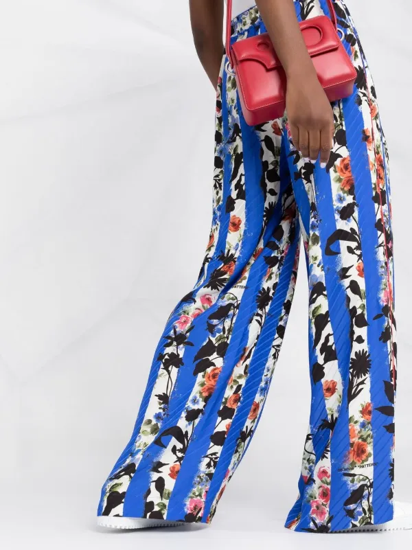 Shop blue Off-White striped botanical 