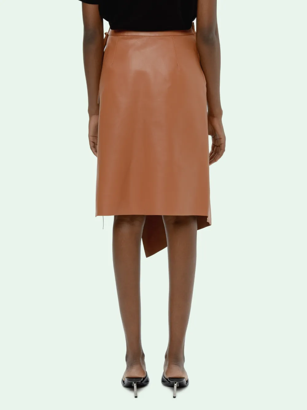 LEATHER SKIRT OffWhite™ Official Site