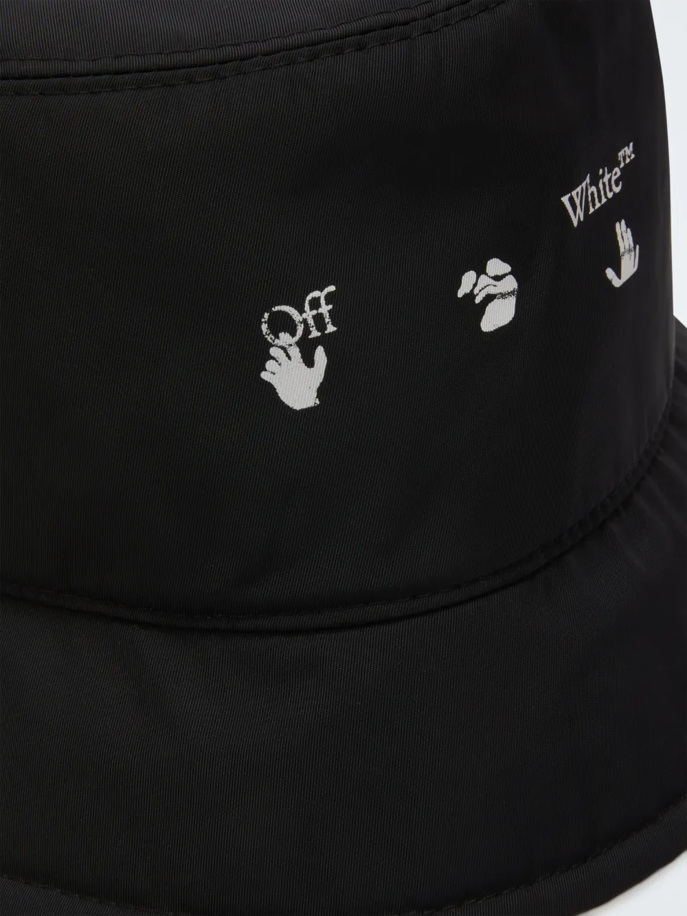 "KEEP SAFE" BUCKET HAT in black OffWhite™ Official GB