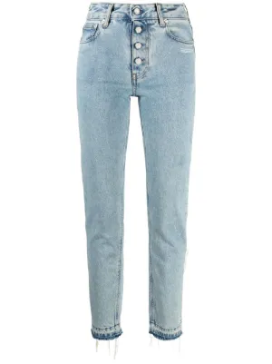 Off-White Straight-Leg Jeans for Women 