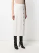 Temperley London falda tejida con detalles de botones