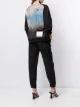 TEAM WANG city-print bomber jacket