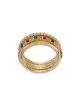 Image 1 of Aisha Baker 18kt yellow gold Enchanté set of four rings
