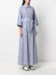P.A.R.O.S.H. stripe-print tie-waist dress
