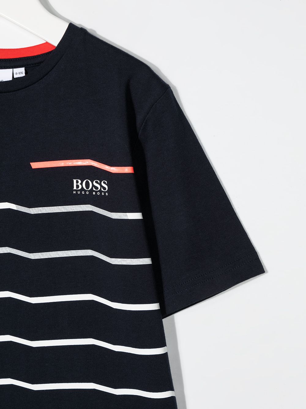 фото Boss kidswear футболка с контрастными полосками